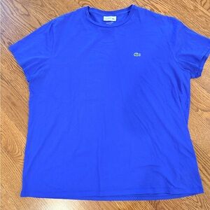 Lacoste Men’s T-shirt.‎ Size XXL Royal Blue